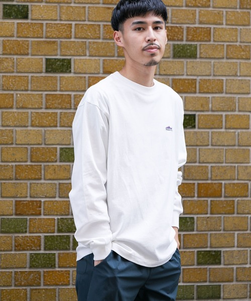 THOUSAND MILE(サウザンドマイル)の「『XLサイズ別注』EMBROIDERY LOGO LONG-SLEEVE T-SHIRTS(Tシャツ/カットソー・メンズ・ベージュ/ホワイト/ブラック・LARGE/X-LARGE/MEDIUM)」の11枚目の写真