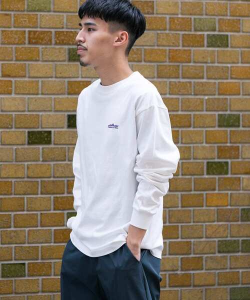 THOUSAND MILE(サウザンドマイル)の「『XLサイズ別注』EMBROIDERY LOGO LONG-SLEEVE T-SHIRTS(Tシャツ/カットソー・メンズ・ベージュ/ホワイト/ブラック・LARGE/X-LARGE/MEDIUM)」の7枚目の写真