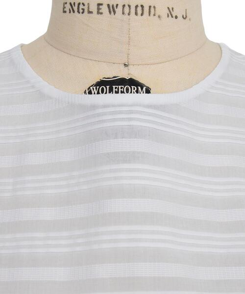 Drawer（ドゥロワー）＞ コットンピンタックショートスリーブブラウス