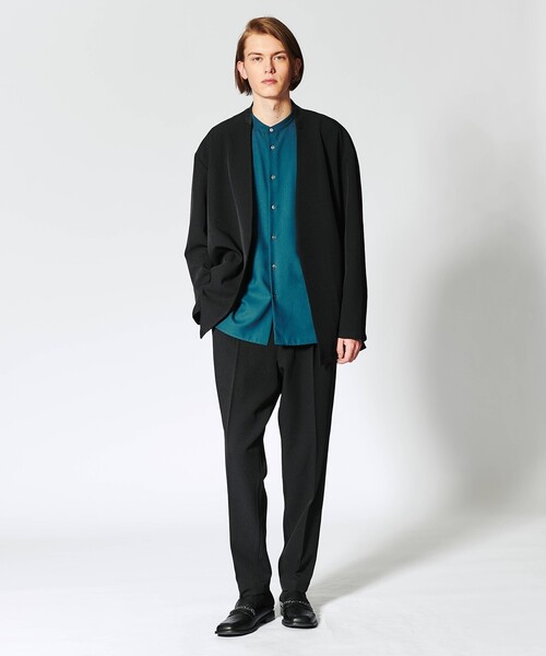 tk.TAKEO KIKUCHI（ティーケータケオキクチ）の「◆360度ストレッチ ノーカラージャケット（ノーカラージャケット・メンズ・ボルドー/ブラウン系その他/ナチュラル/ブラック/グレー・02/03）」の18枚目の写真