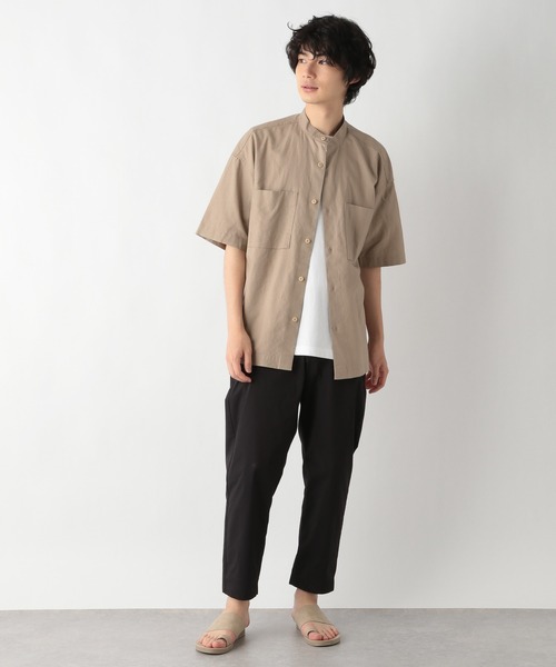 GLOBAL WORK(グローバルワーク)の「フレンチリネン混リラックスシャツ/954496(シャツ/ブラウス・メンズ・ベージュ/ダークブラウン/カーキ/その他・SMALL/MEDIUM/LARGE)」の18枚目の写真