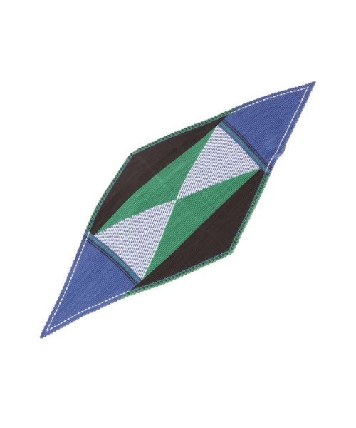 N.（N. Natural Beauty Basic）（エヌエヌナチュラルビューティーベーシック）の「キカ柄プリーツスカーフ（ストール/ショール・レディース・ブルー系その他/イエロー系その他・ﾌﾘ-）」の5枚目の写真