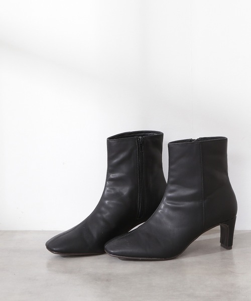 N.（N. Natural Beauty Basic）（エヌエヌナチュラルビューティーベーシック）の「◆セットバックショートブーツ（ブーツ・レディース・ホワイト/ブラック/ブラウン・22.5/23.5/24.5）」の6枚目の写真