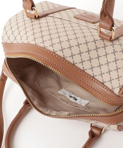 WEGO(ウィゴー)の「WEGO/モノグラムボストンショルダー(ボストンバッグ・レディース・その他1/その他2/ブラック系その他/ブラック・FREE)」の14枚目の写真