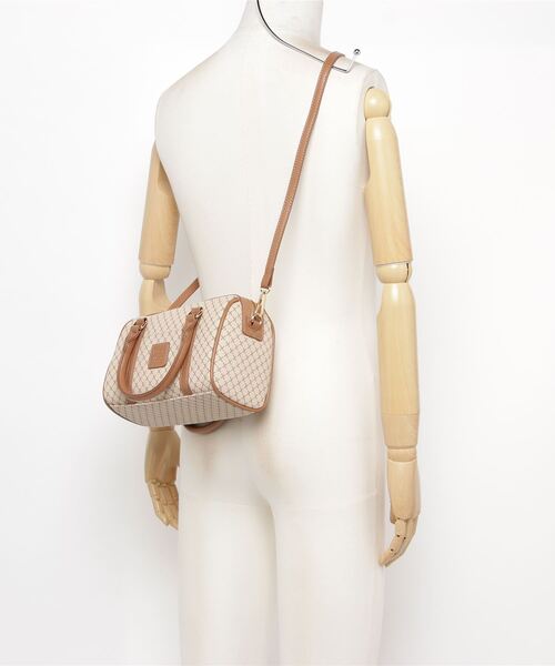 WEGO(ウィゴー)の「WEGO/モノグラムボストンショルダー(ボストンバッグ・レディース・その他1/その他2/ブラック系その他/ブラック・FREE)」の19枚目の写真