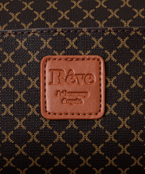 WEGO(ウィゴー)の「WEGO/モノグラムボストンショルダー(ボストンバッグ・レディース・その他1/その他2/ブラック系その他/ブラック・FREE)」の6枚目の写真