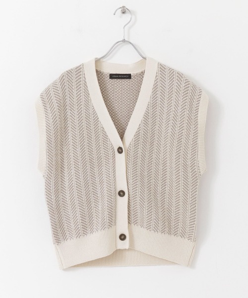 URBAN RESEARCH(アーバンリサーチ)の「ジャカードニットベスト(ニット/セーター・レディース・イエロー/グレー系その他・FREE)」の20枚目の写真