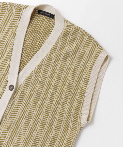 URBAN RESEARCH(アーバンリサーチ)の「ジャカードニットベスト(ニット/セーター・レディース・イエロー/グレー系その他・FREE)」の22枚目の写真