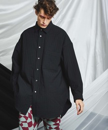 MAISON SPECIAL | 《ユニセックスアイテム》キルティングダブルクロスドビープライムオーバーシャツコート 【MAISON SPECIAL/メゾンスペシャル】(シャツ/ブラウス)