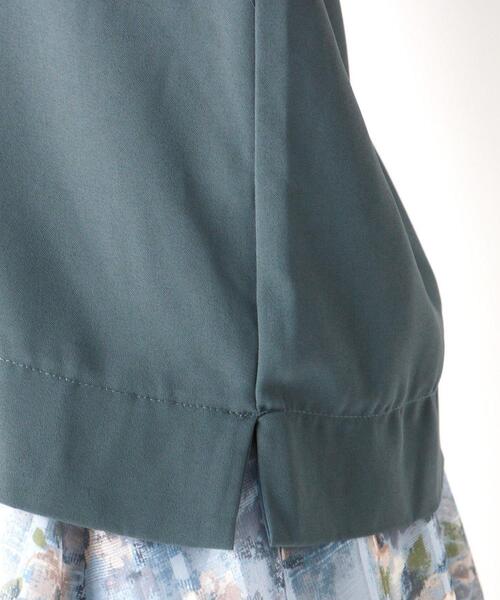 ITS'DEMO（イッツデモ）の「◆タックスリーブブラウス（シャツ/ブラウス・レディース・ブラック/グリーン/ベージュ・00）」の10枚目の写真