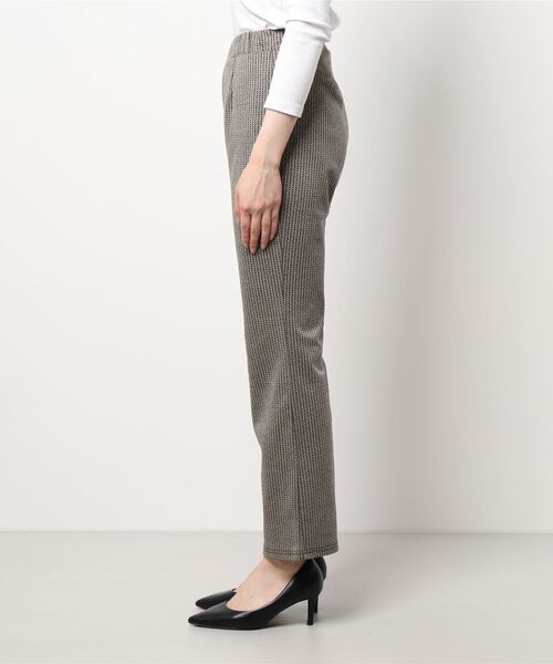 cepo（セポ）の「ヘリンボンジャガード　イージーパンツ（その他パンツ・レディース・グレー/ブラック・M）」の4枚目の写真