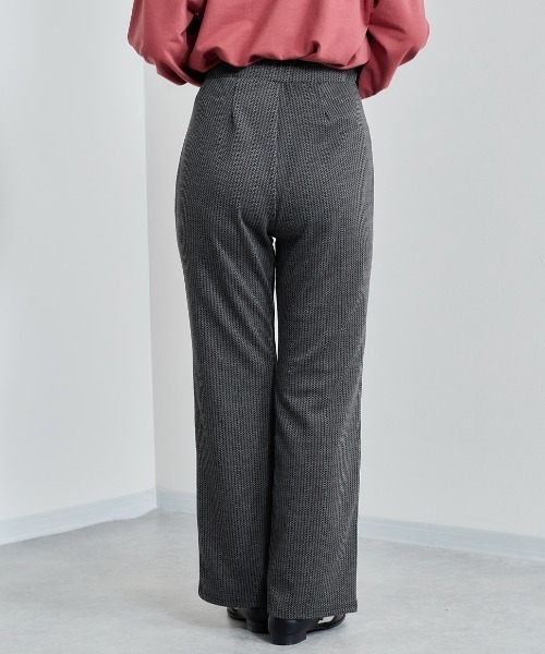 cepo（セポ）の「ヘリンボンジャガード　イージーパンツ（その他パンツ・レディース・グレー/ブラック・M）」の7枚目の写真