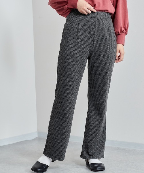 cepo（セポ）の「ヘリンボンジャガード　イージーパンツ（その他パンツ・レディース・グレー/ブラック・M）」の9枚目の写真