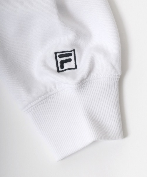 FILA（フィラ）の「FILA（フィラ） カレッジロゴ刺繍・ワンポイント刺繍スウェットトップス メンズ レディース/トレーナープルオーバー（スウェット・メンズ・ホワイト/アッシュグレー/ブラック/ダークグリーン/ネイビー/ホワイト系その他/ブラック系その他/グリーン系その他/グリーン系その他2/ブラック系その他2・LL/M/L）」の11枚目の写真