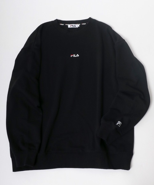 FILA（フィラ）の「FILA（フィラ） カレッジロゴ刺繍・ワンポイント刺繍スウェットトップス メンズ レディース/トレーナープルオーバー（スウェット・メンズ・ホワイト/アッシュグレー/ブラック/ダークグリーン/ネイビー/ホワイト系その他/ブラック系その他/グリーン系その他/グリーン系その他2/ブラック系その他2・LL/M/L）」の12枚目の写真