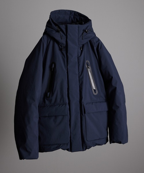 JUNRED(ジュンレッド)の「シェルダウンJKT(ダウンジャケット/コート・メンズ・ホワイト/ブラック/ブルー・LL/S/M/L)」の1枚目の写真