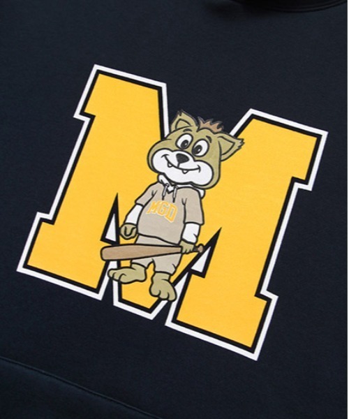 MAHAGRID（マハグリッド）の「【mahagrid】JIMMY M LOGO HOODIE / マハグリッド ジミー M ロゴ フーディー（パーカー・メンズ・ブラック/グレー/ネイビー/ワインレッド・SMALL/MEDIUM/LARGE/X-LARGE）」の18枚目の写真