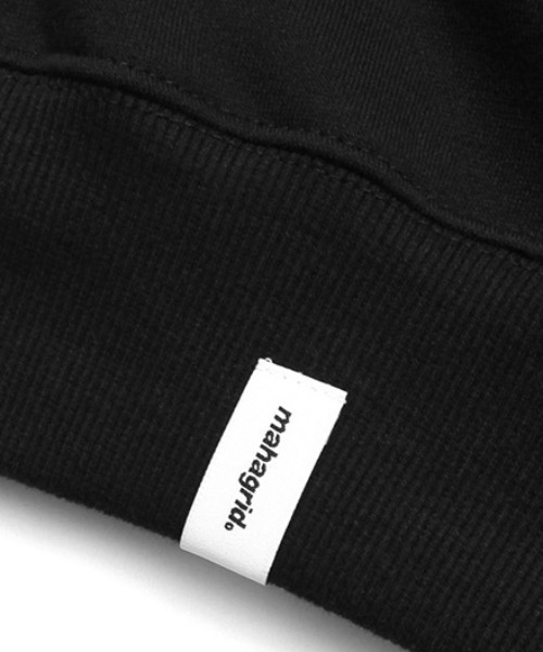 MAHAGRID（マハグリッド）の「【mahagrid】JIMMY M LOGO HOODIE / マハグリッド ジミー M ロゴ フーディー（パーカー・メンズ・ブラック/グレー/ネイビー/ワインレッド・SMALL/MEDIUM/LARGE/X-LARGE）」の7枚目の写真