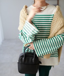 DISCOAT | バスクボーダービッグロングスリーブ(Tシャツ/カットソー)