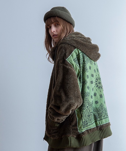 HAV-A-HANK(ハバハンク )の「Universal Style Wear × HAV・A・HANK / ハバハンク ムックボアパーカー(パーカー・メンズ・ネイビー/カーキ/ブラック/ダークオレンジ・X-LARGE/LARGE/MEDIUM)」の3枚目の写真