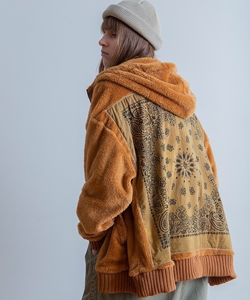 HAV-A-HANK(ハバハンク )の「Universal Style Wear × HAV・A・HANK / ハバハンク ムックボアパーカー(パーカー・メンズ・ネイビー/カーキ/ブラック/ダークオレンジ・X-LARGE/LARGE/MEDIUM)」の4枚目の写真