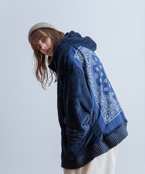 HAV-A-HANK(ハバハンク )の「Universal Style Wear × HAV・A・HANK / ハバハンク ムックボアパーカー(パーカー・メンズ・ネイビー/カーキ/ブラック/ダークオレンジ・X-LARGE/LARGE/MEDIUM)」の11枚目の写真