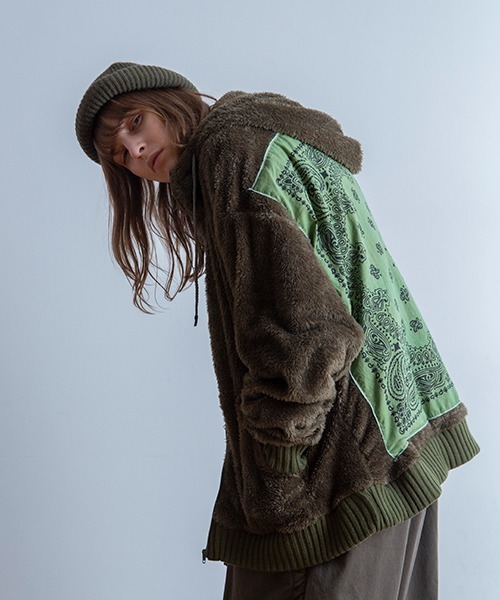 HAV-A-HANK(ハバハンク )の「Universal Style Wear × HAV・A・HANK / ハバハンク ムックボアパーカー(パーカー・メンズ・ネイビー/カーキ/ブラック/ダークオレンジ・X-LARGE/LARGE/MEDIUM)」の9枚目の写真