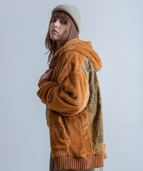 HAV-A-HANK(ハバハンク )の「Universal Style Wear × HAV・A・HANK / ハバハンク ムックボアパーカー(パーカー・メンズ・ネイビー/カーキ/ブラック/ダークオレンジ・X-LARGE/LARGE/MEDIUM)」の6枚目の写真