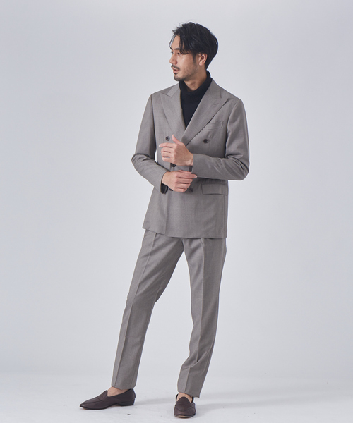 DESIGNWORKS(デザインワークス)の「カシミヤタッチ ストレッチ タートルネック ニット(ニット/セーター・メンズ・アイボリー/ライトグレー/インディゴブルー/ブラック・46/48/50)」の13枚目の写真