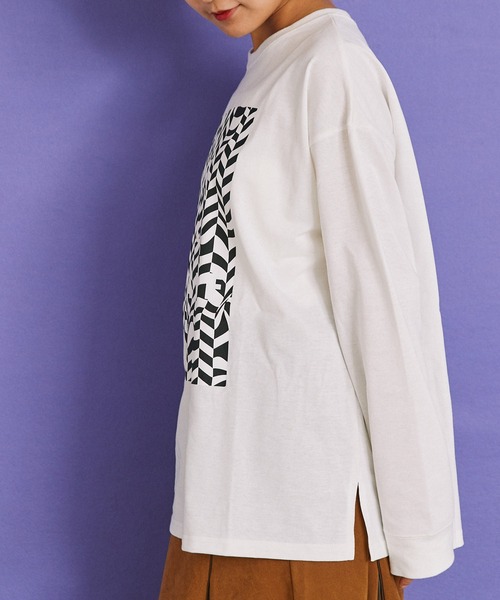 byYOUANCE（バイユアンス）の「グラフィックロンTEE（Tシャツ/カットソー・レディース・その他4/その他1/その他2/その他3・FREE）」の5枚目の写真