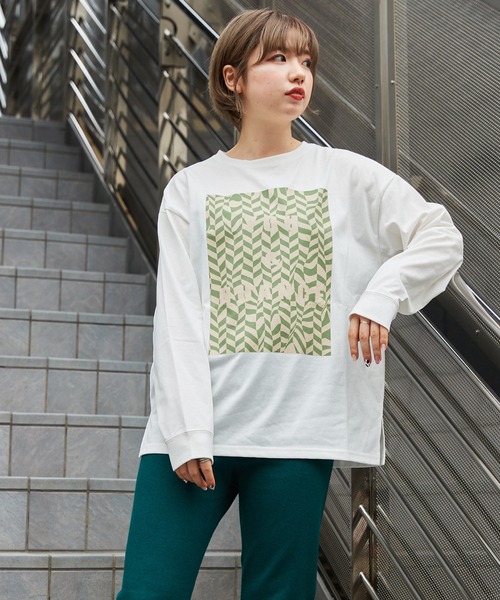 byYOUANCE（バイユアンス）の「グラフィックロンTEE（Tシャツ/カットソー・レディース・その他4/その他1/その他2/その他3・FREE）」の12枚目の写真