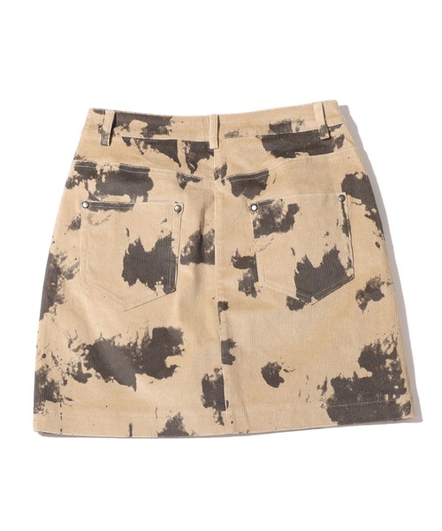 atmos pink(アトモスピンク)の「atmos pink コーデュロイ ブリーチ柄 ミニスカート(スカート・レディース・ベージュ/ブラウン・M/S)」の9枚目の写真