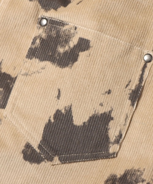 atmos pink(アトモスピンク)の「atmos pink コーデュロイ ブリーチ柄 ミニスカート(スカート・レディース・ベージュ/ブラウン・M/S)」の6枚目の写真