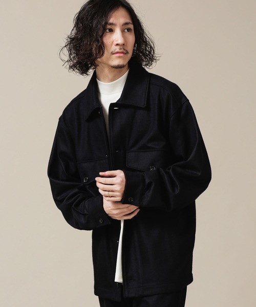 NANO universe（ナノユニバース）の「ウール混ダンボールニット