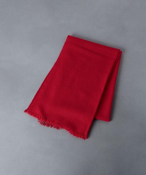 UNITED ARROWS（ユナイテッドアローズ）の「＜UNITED ARROWS＞カシミヤ ストール（ストール/ショール・レディース・ライトグレー/ブラック/ベージュ/ネイビー/レッド・FREE）」の6枚目の写真