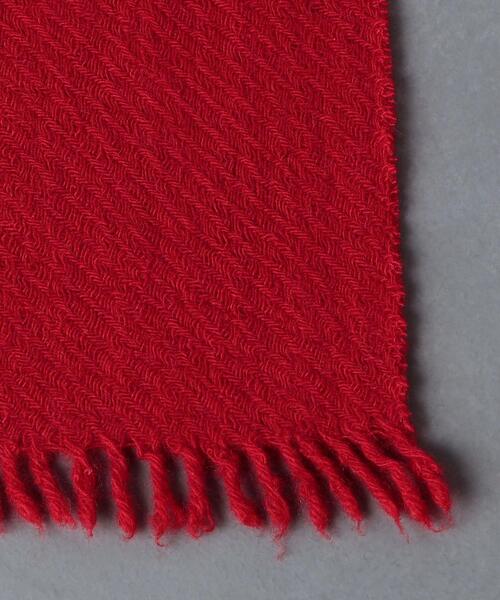 UNITED ARROWS（ユナイテッドアローズ）の「＜UNITED ARROWS＞カシミヤ ストール（ストール/ショール・レディース・ライトグレー/ブラック/ベージュ/ネイビー/レッド・FREE）」の7枚目の写真