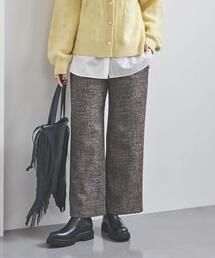UNITED ARROWS | ＜UNITED ARROWS＞ツイード ストレートパンツ W(その他パンツ)