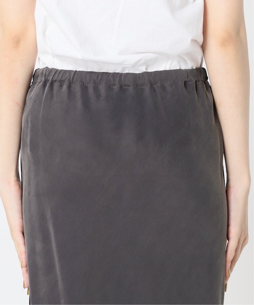 plage（プラージュ）の「キュプラ サテン スカート2◆（スカート・レディース・ホワイト/チャコールグレー・38/36）」の8枚目の写真