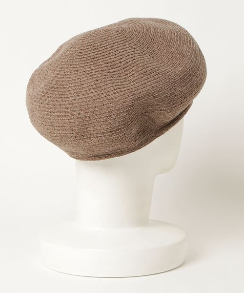 RACAL（ラカル）の「Wool Braid Beret / ウールブレードベレー（ハンチング/ベレー帽・メンズ・オフホワイト/モカ/グレー/ブラック・MEDIUM/LARGE）」の11枚目の写真