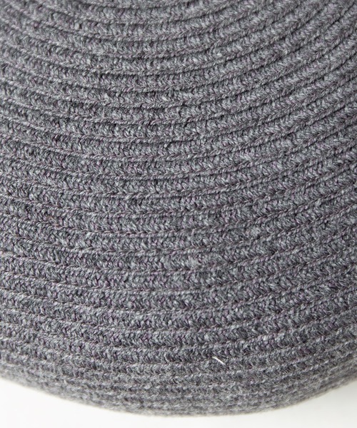 RACAL（ラカル）の「Wool Braid Beret / ウールブレードベレー（ハンチング/ベレー帽・メンズ・オフホワイト/モカ/グレー/ブラック・MEDIUM/LARGE）」の17枚目の写真