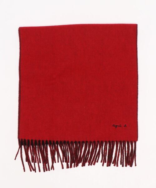agnes b.（アニエスベー）の「【ユニセックス】BF12 ECHARPE リバーシブルマフラー（マフラー・レディース・レッド系その他・UNI）」の5枚目の写真