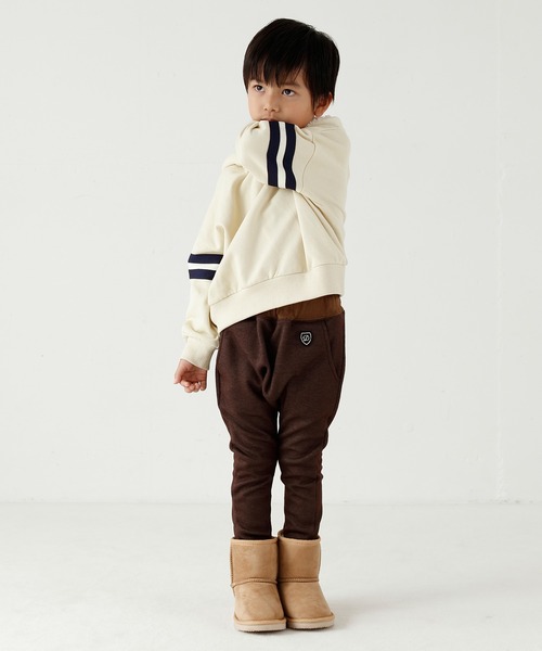 DADWAY(ダッドウェイ)の「あったかサルエル(その他パンツ・キッズ・ブラウン/ネイビー/グレー・100cm/80cm/110cm/90cm)」の2枚目の写真