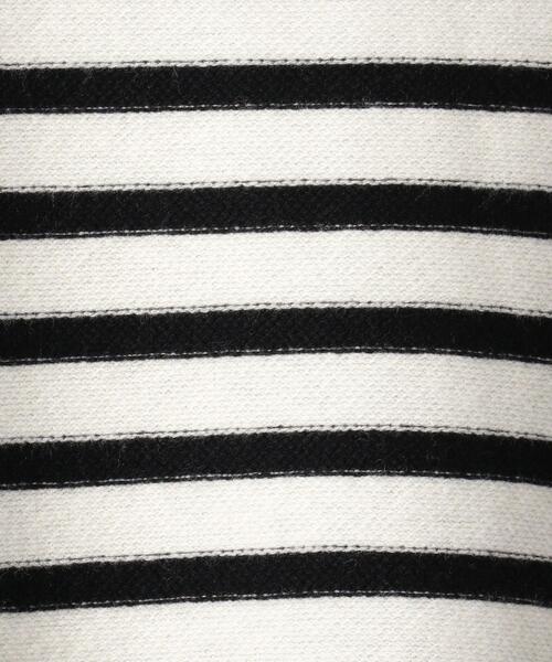 BEAUTY&YOUTH UNITED ARROWS(ビューティーアンドユースユナイテッドアローズ)の「BY ウールブレンド ボーダー ニット プルオーバー(ニット/セーター・レディース・ホワイト/ブラック・FREE)」の16枚目の写真