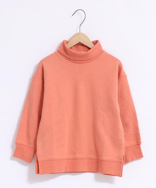 coen（コーエン）の「【coen キッズ】裏毛オフタートルチュニックスウェット（スウェット・キッズ・オレンジ/ライトグレー・130/110/120/100）」の4枚目の写真