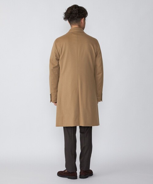 SHIPS（シップス）の「SHIPS: ウール カシミヤ チェスターコート（チェスターコート・メンズ・ネイビー/ベージュ系その他/チャコールグレー・SMALL/MEDIUM/X-LARGE/LARGE）」の17枚目の写真