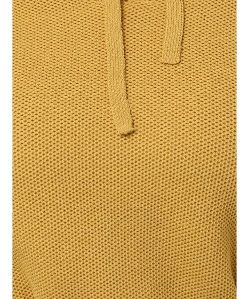 dazzlin(ダズリン)の「ハニカムリボンコンパクトトップス(ニット/セーター・レディース・オフホワイト/ブルー/マスタード/ブラック・FREE)」の18枚目の写真