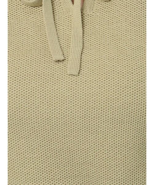 dazzlin(ダズリン)の「ハニカムリボンコンパクトトップス(ニット/セーター・レディース・オフホワイト/ブルー/マスタード/ブラック・FREE)」の19枚目の写真