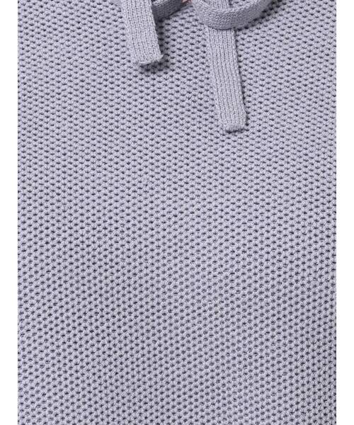 dazzlin(ダズリン)の「ハニカムリボンコンパクトトップス(ニット/セーター・レディース・オフホワイト/ブルー/マスタード/ブラック・FREE)」の21枚目の写真