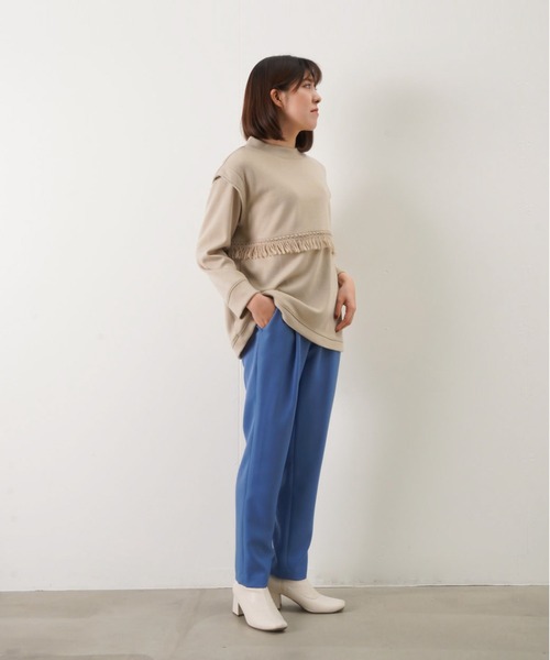 RODEO(ロデオ)の「RODEO ロデオ フリンジニットトップス(Tシャツ/カットソー・レディース・ブラック/ベージュ/ライトイエロー・FREE)」の19枚目の写真