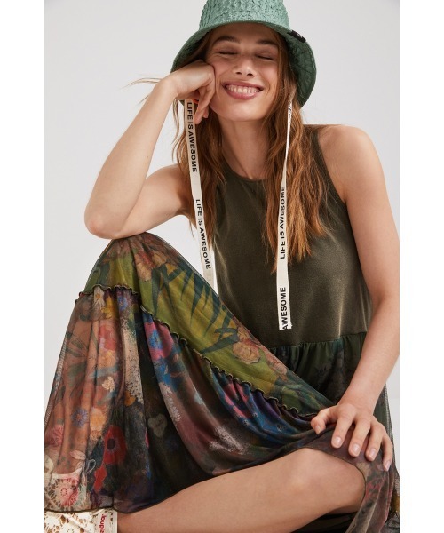 Desigual(デシグアル)の「プリント ロングワンピース(ワンピース・レディース・マルチ・L/XS/M/XL/S)」の6枚目の写真